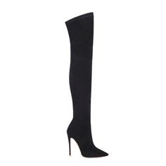 Applicable Scene: Daily Material: Vegan Suede Toe Style: Pointed Toe Heel Style: Stiletto Heel Style: Stretch Boots Closure Type: Side Zipper Heel Height: 4.72 inches (12 cm) Boot Shaft Height: 23.62 inches (60 cm) Shaft Opening Circumference: 15.75 inches (40 cm) Calf Circumference: 12.20 inches (31 cm) Ankle Circumference: 8.66 inches (22 cm) Pattern: Solid Color Color Options: Army Green, Black, Gray, Burgundy, Red, Brown, Light Pink Flat Prom Shoes, Black Flat Boots, Fold Over Boots, Stretch Boots, Zipper Heels, Gogo Boots, How To Stretch Boots, Pointed Toe Heels, Boots Knee