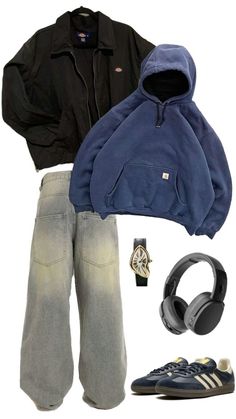 Street Style Outfits Casual, Baggy Clothes, Street Fashion Men Streetwear, Guys Clothing Styles, Outfit Inspo Casual, Cool Outfits For Men, Streetwear Men Outfits, 가을 패션, Casual Style Outfits