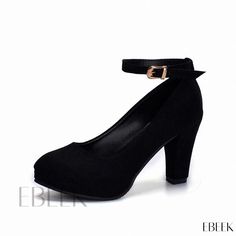 Ebeek - Elegant and Stylish High-Heeled Shoes for Work, Formal Events, and Weddings Black Court Shoes With 4-inch Heel For Wedding, Black Platform Heels For Wedding, Black High Heel Court Shoes For Wedding, Elegant Low Heel Platform Court Shoes, Fitted Black Pointed Toe Wedding Shoes, Black High Heel Wedding Shoes For Spring, Black Closed Toe Heels For Wedding, Black Ankle Strap Wedding Shoes, Black Wedding Court Shoes With 4-inch Heel