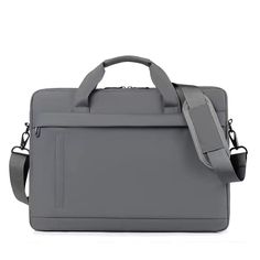 a grey laptop bag on a white background