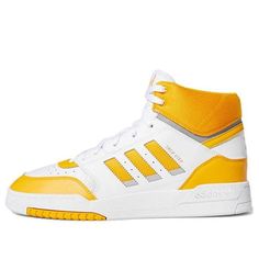 Retro Skate Shoes With Three Stripes For Sports, Adidas Retro Skate Shoes, Retro Adidas Skate Shoes, Retro Adidas Skate Shoes With Logo, Adidas Retro Skate Shoes For Sports, Retro Adidas High-top Skate Shoes, Retro Yellow High-top Sneakers For Streetwear, Adidas Retro Skate Shoes For Skateboarding, Retro Adidas Skate Shoes For Skateboarding