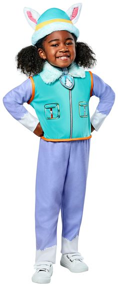 PRICES MAY VARY. OFFICIALLY LICENSED Paw Patrol child costume, look for trademark on packaging and label to help assure you've received authentic safety-tested item Child size costume jumpsuit, headpiece, and pup-pack IMPORTANT: Costume sizes are different from clothing sizes; review the Rubie's size chart image when selecting a size and consider buying the next size up if you are at the top of a size range Rubie's offers a wide range of Paw Patrol character costume, fun group costume Rubie's is Everest Paw Patrol Costume, Paw Patrol Halloween Costume, Icy Mountains, Best Group Costumes, Paw Patrol Everest, Paw Patrol Costume, Packaging And Label, Everest Paw Patrol, Costume Jumpsuit