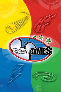 the logo for disney games is shown in this promotional image from walt's animated movie