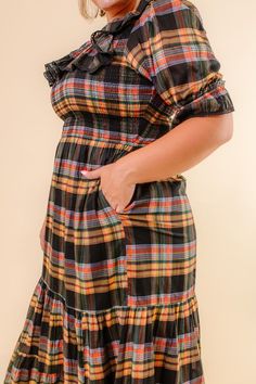 The fall look you've all been waiting for! Introducing our Gracie Dress in Plaid! Featuring the most beautiful ruffle detailing, square neckline, slight puff sleeve and gorgeous plaid print. Perfect for matching with the whole family! Available in sizes XXS, XS, S, M, L, XL, XXL, 1X, 2X, 3X, 4X, & 5X + kids! Fall Plaid Dress With Square Neck, Casual Square Neck Plaid Dress For Fall, Casual Plaid Dress With Square Neck For Fall, Fall Plaid Dress With Short Sleeves, Casual Plaid Ruffle Dress For Fall, Fall Gingham Plaid Dress With Ruffles, Photoshoot Ideas Fall, Fall Photoshoot Ideas, Fall Quotes