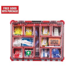 First Aid Kit Items, Milwaukee Packout, Safety And First Aid, Kit And Ace, Modular Storage, Impact Wrench, Class B, Aid Kit, Ace Hardware