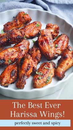 the best ever harissa wings perfectly sweet and spicy chicken wings are easy to make