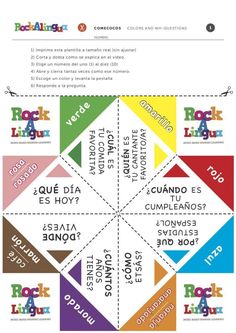 an image of a diagram with different colors and font on it, including the words rock culture