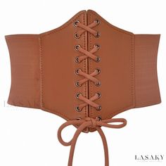 Lasaky - Stylish Palace Waistband Decorative Wide Belt with Waist Cincher Design Pirate Corset, Cincher Belt, Steampunk Corset, Cloth Belt, Leather Patchwork, Corset Belt, Style Steal, Leather Corset, Dress Gloves