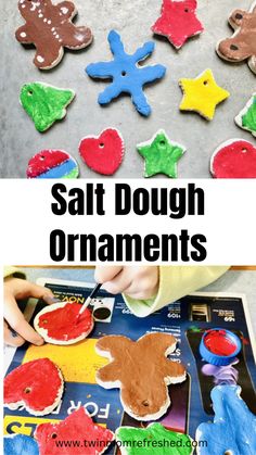 homemade salt dough ornaments for kids to make