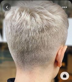 Very Short Pixie Haircut For Fine Hair, Short Haircut Back View, Short Spiky Haircuts, Shaved Hair Cuts, Short White Hair, Short Shaved Hairstyles, Short Spiked Hair, Short Silver Hair, Short Hair Pixie