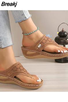 Shipping: Worldwide Express Shipping AvailableDelivery time: 7-15Days Fast ShippingReturns: Fast refund, 100% Money Back Guarantee. Champagne Shoes, Casual Summer Sandals, Sandals Woman, Casual Wedges, Off White Shoes, Womens Sandals Summer, Shoes On Sale, Womens Sandals Wedges, Beige Shoes