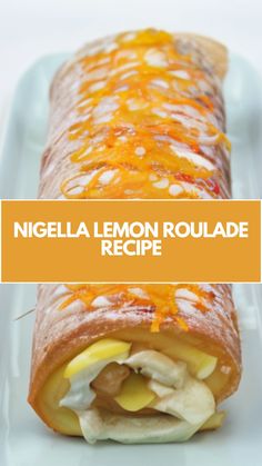 This delicious Nigella Lawson Lemon Roulade is a simple yet show-stopping dessert that’s perfect for any occasion. With its creamy lemon curd, light sponge, and mascarpone filling, it’s a treat that’s both refreshing and indulgent. You can easily adapt the recipe using common ingredients for a quick, flavorful twist! Lemon Roulade Recipe, Lemoncello Recipes Desserts, Nigella Lawson Desserts, Lemoncello Dessert, Lemon Roulade, Roulade Recipe, Mascarpone Filling, Nigella Lawson Recipes, Nigella Lawson