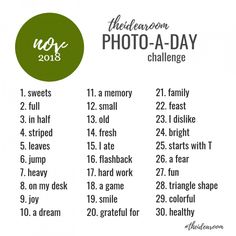 the ultimate photo - a - day challenge