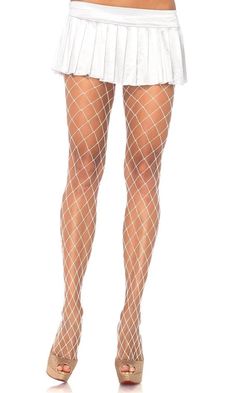 Dress Performance Diamond Geometric Pattern Fishnet Tights Stockings H – Indie XO Fish Net Tights Outfit Shorts, Net Tights Outfit, Fish Net Tights Outfit, Fish Net Tights, Diamond Tights, White Spandex, Elegant Moments, Light Up Shoes, Leg Avenue