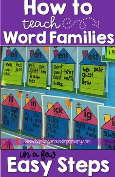 an easy and fun way to teach word families