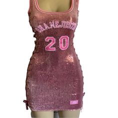 Shane Justin Jersey Dress Pink Sequin Size Small. Tag: Birthday, Party, Dance , Club, Concert, Comedy Club, Special Event. Sleeveless Festival Evening Dress, Sleeveless Evening Dress For Festival, Sleeveless Sequin Dress For Spring Clubbing, Fitted Sequin Dress For Costume Party In Spring, Fitted Sequin Dress For Spring Costume Party, Sleeveless Sequin Festival Dresses, Fitted Pink Sequin Dress For Club, Festival Fitted Sequin Dresses, Fitted Sequin Festival Dresses