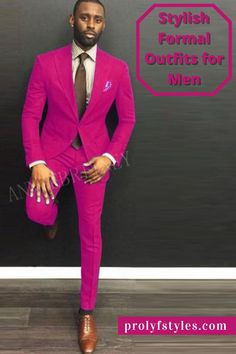 Men Slim Fit Fuchsia Suit is perfectly suited for those special occasions. This fashionable suit for men is modern gentleman style for men's fashion business outfit. Men's 2 Piece Suit style for men modern gentleman. gentlemen formal wear, mens dapper style, dapper style men outfits. Men's Classy style online black Friday sale. Men's formal suits fashion. Men's clothing styles, Men's suit online, Men's Fashion Look for formal wear, Men's Formal style #menssuit #mensfashion #menswear Suits For Men Stylish, Suits Groomsmen, Cheap Suits