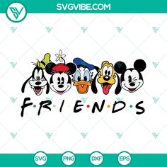 mickey mouse and friends svg files