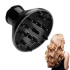 Hair dryer attachment diffuser fit Nozzles From 2 ⅛ to 2 ¼ inches for curly hair. Hair Diffuser, Dream Bathroom, Nozzles, Hair Dryer, Curly Hair, Curly Hair Styles, Hair, Beauty