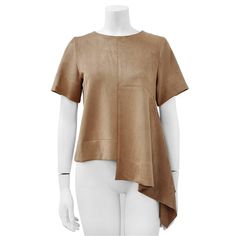 Unbalanced Length Top - Taupe
Style: Top Faux Suede with stretch. Fabric: 92% Polyester Suede Top, Suede Tops, Bear Pattern, Short Sleeve Top, Faux Suede, Stretch Fabric, Short Sleeves Tops, Tunic Tops, Sleeve Top