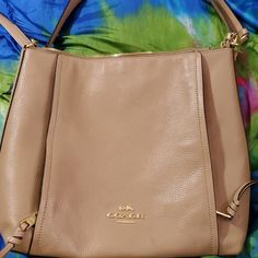 Pre-Owned Hardly Worn Coach Purse I Purchased About 6 Months Ago Brand New. It's In Very Good Shape Only One Small Pen Mark On The Side. Color Is Taupe. Coach Crossbody Hobo Bag With Zipper Closure, Coach Bag With Zipper Closure For On-the-go, Coach Bags With Zipper Closure For Daily Use, Coach Bag For Daily Use, Coach Double Handle Bag With Zipper, Coach Bags With Zipper Closure, Coach Bags With Zipper Closure For Everyday, Everyday Coach Bags With Zipper Closure, Coach Hobo Shoulder Bag With Zipper Closure