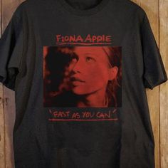 Unisex Sizing 100% Ring-Spun Cotton Runs True To Size Classic Fit Fiona Apple Shirt, Tee Shop, Black Tshirt, White And Black, Plus Fashion, Womens Tops, Tops & Tees, Black And White, Canning