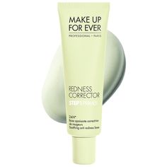 A color-correcting makeup primer that quickly neutralizes redness and hydrates for up to 24 hours while extending makeup wear. Finish: NaturalSkin Type: Normal, Oily, Dry, CombinationConcerns: RednessHighlighted Ingredients: - Ginseng: Known to protect, promote radiant-looking skin, and maintain a smooth complexion.What Else You Need to Know: Neutralize redness all day with the Step 1 Primer Color Corrector - Redness Corrector. Green pigments correct red tones in skin for up to 24 hours, while v Product Videography Ideas, Product Video Ideas, Redness Corrector, Product Video Ads, Skincare 2023, Product Videography, Primer For Dry Skin, Videography Ideas, Best Makeup Primer