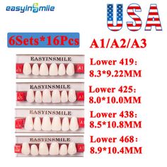 Snap On Upper Lower False Teeth Dental Veneers Dentures Fake Tooth Cover Set USA | eBay Dentures, Oral Care, Things To Sell