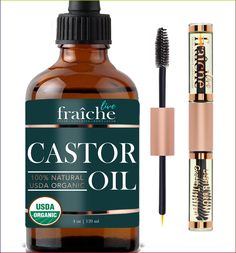 PRICES MAY VARY. SEE A DIFFERENCE in the length, thickness and overall health of your lashes and brows with our castor oil organic cold pressed hair growth serum! Over plucked brows or gaps in lashes? No worries! Grow eyebrows back and get the beautiful thick long lashes you've been wishing for! Our pure castor oil is an all-natural eyelash growth serum and eyebrow hair growth booster, whose regenerative healing properties deeply nourish hair follicles to deliver key vitamins and nutrients to st Grow Eyebrows Faster, Brow Hacks, Eyebrow Hair Growth, Natural Eyelash Growth, Pure Castor Oil, Serum Hair, Grow Lashes, How To Grow Eyebrows, Organic Castor Oil