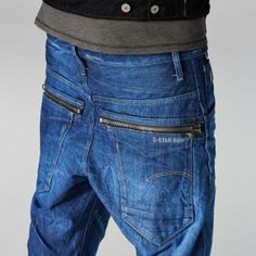 G-Star RAW - G-star New Riley 3d Loose Tapered - Men - Jeans Trousers Jeans, Men Pants, Trouser Jeans, Men's Pants, Medium Blue, Blue Jeans, Mens Pants