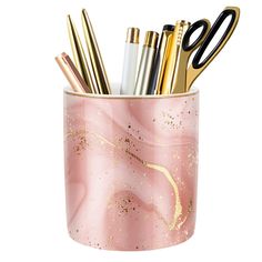 PRICES MAY VARY. 【Pen Holder for Desk Large Capacity】Ideal decorative desk decor holiday Christmas gift for girls, women, Measures 3.94" H, 3.35" W, 13 ounce weight, crafted from durable ceramic. Unique flower design decor, upgrade style, the flower print has sleek and sophisticated design which will give your table or desk such a classy touch. 【Unique Pencil Cup for Desk】Package includes 1 x print pen holder in package box, it is the best companion for your desk. The people who love fashion or Ceramic Pencil Holder, Ceramic Unique, Ceramic Pencil, Marker Holder, Brush Holders, Pencil Holders, Red Marble, Utensil Organization, Organization Gifts