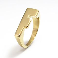 This modern Alphabet ring displays your choice of initial letter in a block font. Simply pick the initial that means the most to you and we will make it to a meaningful gift to a unique person in your love. #jonjonjewel #InitialRing #GoldLetterRing #FRing #InitialJewelry #UnisexInitialRing #AlphabetRing #CustomInitialRing #InitialSignetRing Modern Gold Signet Promise Ring, Modern Open Initial Ring With Polished Finish, Modern Monogram Jewelry For Anniversary, Modern Personalized 14k Gold Initial Ring, Modern Monogram Jewelry For Everyday Wear, Modern Monogram Jewelry For Everyday, Modern Everyday Monogram Jewelry, Modern Tan Jewelry For Gift, Modern Initial Open Ring For Promise