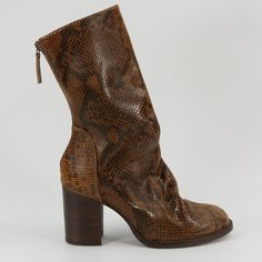 Free People Elle Block Heel Snakeskin Boots Slouchy Us Women's Size 9 / Eur 39 Boots Are Brand New And Have Never Been Worn. Boots Do Not Come With Their Original Box. Heel Height Is Approximately 3.5" Shaft Is Approximately 9" Brown High Ankle Heels For Fall, Brown High Heel Mid-calf Boots With Reinforced Heel, Brown Wide Calf Mid-calf Boots With Almond Toe, Brown Mid-calf Boots With Reinforced Heel, Brown Wide Calf Mid-calf Boots With Reinforced Heel, Wide Calf Brown Mid-calf Boots With Reinforced Heel, Brown Pointed Toe Mid-calf Boots With Stacked Heel, Brown Wide Calf Heels With Reinforced Heel, Brown Heeled Boots With Wide Calf And Reinforced Heel