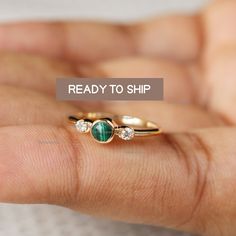 14K Gold Malachite Ring, Diamond Ring, Dainty Wedding Ring, Gemstone Engagement Ring, Band Ring For Her, Sun Design Ring, Stackable Ring "WHITE GOLD IS READY TO SHIP, ROSE & YELLOW GOLD ARE MADE TO ORDER" Product info: 14k solid gold ★Details ★ SKU Code : 1390 ★Purity : Solid 14k Gold ( Also available in 9k & 18k Solid Gold) ★Metal : Yellow Gold ( Also available in Rose Gold & White Gold) ★Gemstone : 100 % Genuine Malachit( Also available in Other Gemstone) ★Stone Shape : Round  ( Also available Dainty 14k Gold Three-stone Jewelry, 14k Gold Emerald Ring For Wedding, May Birthstone, 14k Gold Three Stone Round Band Jewelry, Adjustable Emerald Birthstone Ring For Wedding, Adjustable Emerald Wedding Ring May Birthstone, Adjustable May Birthstone Ring For Wedding, Adjustable Wedding Ring With May Birthstone, Adjustable Wedding Emerald Ring For May Birthstone, Dainty Adjustable Emerald Wedding Ring