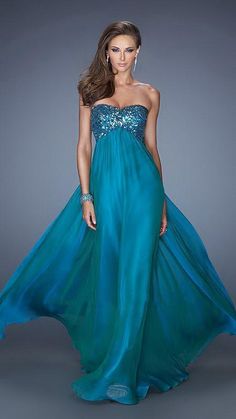 Teal Sequin Detailed Lace Bodice Chiffon Long Dress – Aquarius Brand Top Prom Dresses, Chiffon Long Dress, Military Ball Dresses, Moda Chic, Chiffon Dress Long, Prom Dresses Online, Chiffon Gown, Lace Bodice, Gorgeous Gowns