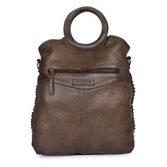 Bellini Crossbody Bag by Art N Vintage Available in the color Tobacco Brown Satchel With Round Handle For On-the-go, Brown Bags With Detachable Strap And Round Handle, Brown Bag With Detachable Strap And Round Handle, Brown Bags With Top Carry Round Handle, Brown Bag With Top Carry And Round Handle, Brown Bag With Removable Pouch And Round Handle, Brown Shoulder Bag With Adjustable Strap And Round Handle, Brown Satchel With Round Handle For Everyday, Modern Brown Bag With Round Handle