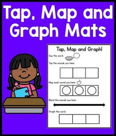 a map and graph mats for students to practice their writing skills on the same page