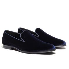 Men's Navy Blue Velvet Loafer Shoes Perfect for Weddings, Parties, and Other Milestones - Etsy Elegant Blue Slip-ons For Formal Occasions, Elegant Blue Slip-ons For Formal Wear, Formal Closed Toe Slip-ons With Removable Insole, Elegant Formal Slippers With Textured Sole, Formal Wedding Shoes With Fitted Slip-on Design, Classic Flat Dress Shoes For Galas, Elegant Formal Flat Slippers, Formal Slip-ons With Rubber Sole And Closed Toe, Formal Slippers With Leather Sole