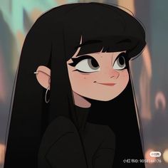 Cute Girl Pfp Cartoon, Cute Girl Pfp Drawing, Cartoon Profile Pics Icons Cute, Cartoon Profile Pics Icons Aesthetic, Unlucky Aesthetic, Mood Swings Aesthetic, Pfp Girl Cartoon, Cartoon Pfp Girl, Long Black Hair Drawing