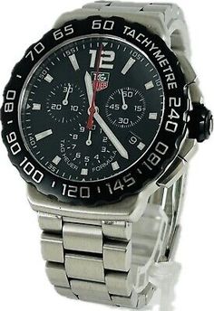 ad eBay - Tag Heuer Formula 1 CAU1110.BA0858 Chronograph Mens Watch Excellent++ A1515 - Buy Now, click the link (eBay) Classic Chronograph Watch With Stopwatch For Formal Occasions, Silver Sports Watch With Chronograph, Luxury Sports Chronograph Watch, Luxury Chronograph Watch With Stopwatch, Silver Chronograph Sports Watch, Silver Sports Chronograph Watch, Luxury Sports Chronograph Watch With Subdials, Luxury Sports Watch With Tachymeter, Tag Heuer Aquaracer Orange