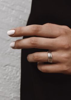 Stacking Rings Set Of 3, Plain Silver Rings, Statement Jewelry At NO MORE we wear MORE. We designed the Plain Ring to be stacked to insanity, wear 3 to unlock a new level of steez! Details: * Materials: Sterling silver * Measurements: 1.8mm thickness bands * Three rings weight: ~4.5g For that extra bliss, rings been matched and photographed together with Champagne Ring Silver, Champagne Ring Gold and Plain Ring Gold. Perfect if you like wearing a stack of rings, small sizes work well for the mid White Stackable Rings For Everyday, Simple White Gold Stackable Rings, Simple White Gold Stackable Open Rings, Simple White Gold Open Stackable Rings, Everyday Stackable White Rings, Everyday White Stackable Rings, Everyday Sterling Silver Stackable Rings With Simple Design, Delicate White Stackable Rings For Everyday, Delicate Everyday White Stackable Rings