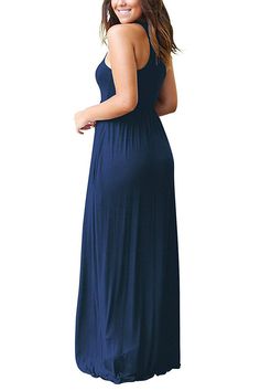 Grecian Neck Dress with Pockets Features: Pocketed Sheer: Opaque Stretch: Moderate stretch Body: Not lined Material composition: 95% rayon, 5% spandex Care instructions: Machine wash cold. Tumble dry low. Imported Size US Bust Waist Length S 4 31.9 24.4 52.4 M 6/8 33.1 26.4 53.1 L 10/12 36.2 28.7 53.9 XL 14 38.6 31.1 54.7 2XL 16 40.9 33.5 55.5 3XL 18 43.3 35.8 56.3 Missy Dresses, Bohemian Wedding Dress Lace, Loungewear Fashion, Bridal Gowns Mermaid, Ruffle Wedding Dress, Formal Cocktail Dress, New Wedding Dresses, Curvy Dress, Spring Outfits Women