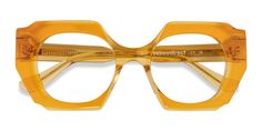 Crystal Yellow square eyeglasses available in variety of colors to match any outfit. These stylish full-rim, large sized acetate eyeglasses include free single-vision prescription lenses, a case and a cleaning cloth. Pop Yo, Random Clothing, Glasses Fashion Eyewear, Yellow Glasses, Crystal Yellow, Best Workout Plan, Discover Your Style, Gold Glasses, Square Crystal