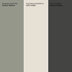 the different shades of gray paint