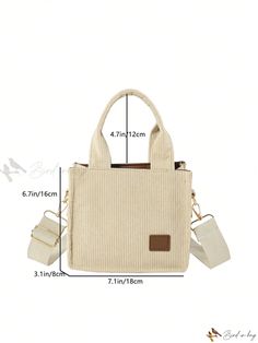 Bird in Bag - Introducing the Latest Collection: Elegant Corduroy Small Square Bag for Women in Vibrant Colors Beige Corduroy Rectangular Bag, Rectangular Beige Corduroy Bag, Travel Corduroy Bags In Beige, Beige Corduroy Travel Bag, Beige Corduroy Shoulder Bag, Beige Corduroy Shoulder Bag For Travel, Rectangular Corduroy Travel Bag, Rectangular Corduroy School Bags, Large Capacity Beige Corduroy Bag