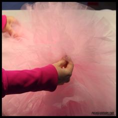 DIY Tulle PomPom - perfect party or kids room decoration - Paging Fun Mums Valentines Decor, Lamb Decorations, Easter Bunny Decorations, Hand Crochet Baby Blanket, Easter Crafts For Kids