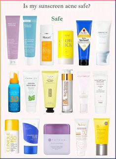 All of the above sunscreen products meet the regulations and don’t contain any comedogenic allergens that usually cause breakouts. It means that these sunscreens have low potential risks of damaging your skin barrier. #skincare #sunscreenspf50 #skinhealth Non Comedogenic Sunscreen, Face Mist Spray, Lip Care Tips, Best Facial Cleanser, Skincare For Oily Skin