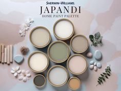 Japandi Home Paint Palette Sherwin Williams Whole House Color Scheme Guide Minimalism Countryside Scandinaviantrend Interior Paint Design - Etsy Interior Paint Design, Home Paint Palette, Japandi Color Palette, Whole House Color Scheme, Scandinavian Color Palette, Sea Cottage, Home Paint Color, Japandi Home, Deco Boho