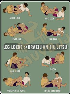 the instructions for how to use leg locks in brazilian jiu jiu - jis