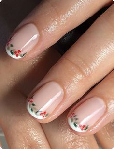 Christmas Gel Nails, Cute Gel Nails, Thanksgiving Nails, Xmas Nails, Manicure Y Pedicure, Christmas Nail Designs, Fancy Nails, Chic Nails, Holiday Nails